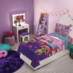 Jogo de lençol solteiro 2 peças Personagens Lepper