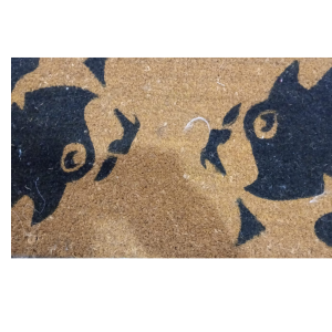 Tapete Capacho fibra de coco 33 cm x 60 cm