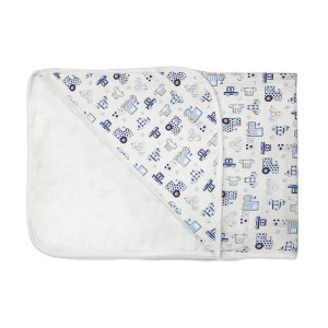 Toalha com capuz baby em malha com forro