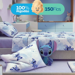 Jogo de lençol solteiro 3 peças personagens Lepper