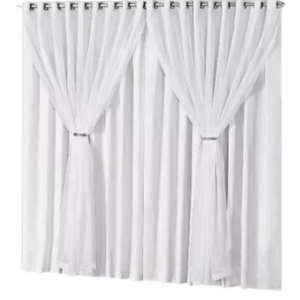 Cortina 4,00 x 2,602 Elegance Linho 8 Metros de Tecido