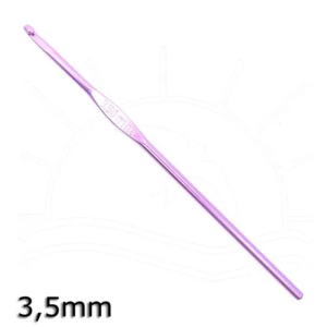 Agulha para Crochê 3,5 mm Esmaltada Pink