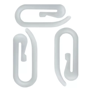 Clips para  Trrilho Varão Suiço Kit 30 peças