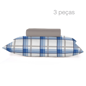 Jogo de lençol Queen 3 pçs Teka Diamante