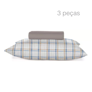 Jogo de lençol Queen 3 pçs Teka Diamante