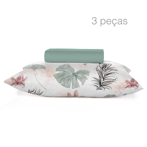 Jogo de lençol  King 3 pçs Teka Diamante