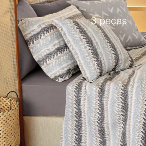 Jogo de lençol casal 3 peças teka Crystal