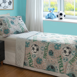 Colcha Patchwork solteiro happy day