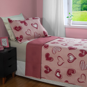 Colcha Patchwork solteiro happy day