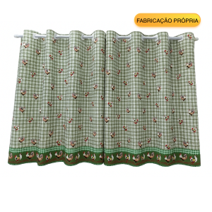 Cortina de cozinha Alaska 2,00 x 1,20 Gorgurinho