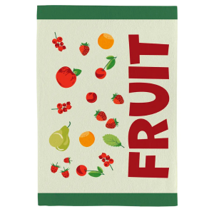 Pano de copa Fiori 100% algodão Teka