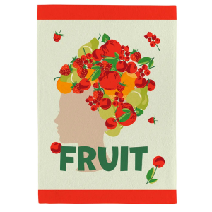 Pano de copa Fiori 100% algodão Teka