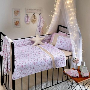 Edredom bebê estampado 100% algodão em malha