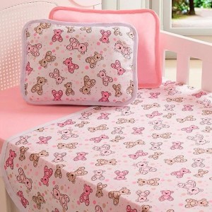 Jogo de lençol bebê berço 3 peças