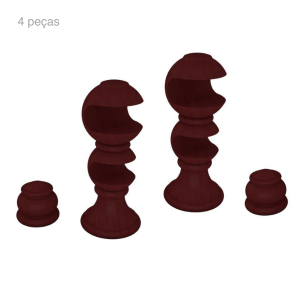 Jogo de Suporte Eco  Europa Duplo Fino 19/19MM