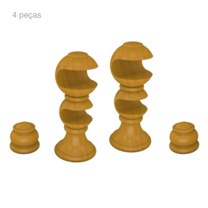 Jogo Suporte Eco Europa Duplo Grosso 28/19 MM